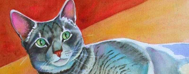 Cat Paintings Banner