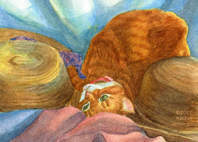 manx cat painting