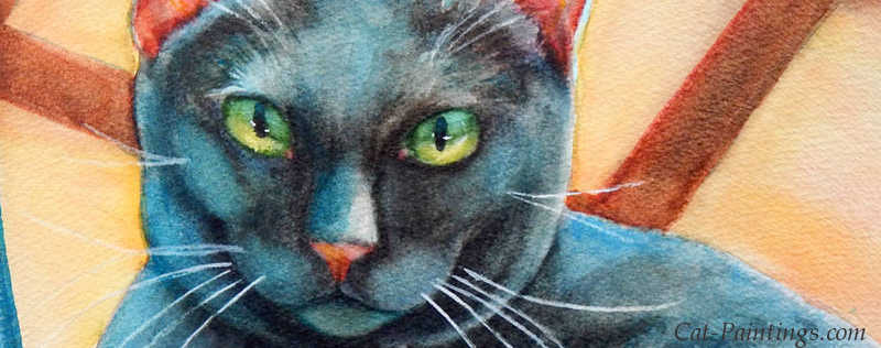 Cat Paintings Banner