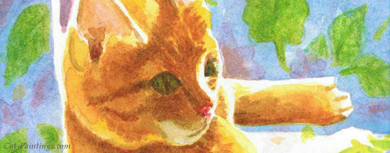 Cat Paintings Banner