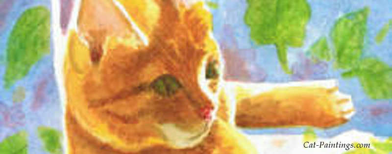 Cat Paintings Banner