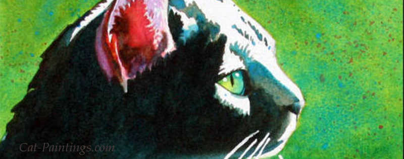 Cat Paintings Banner