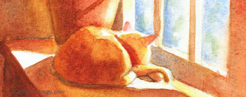 Cat Paintings Banner