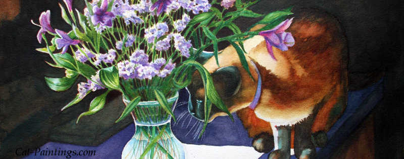 Cat Paintings Banner