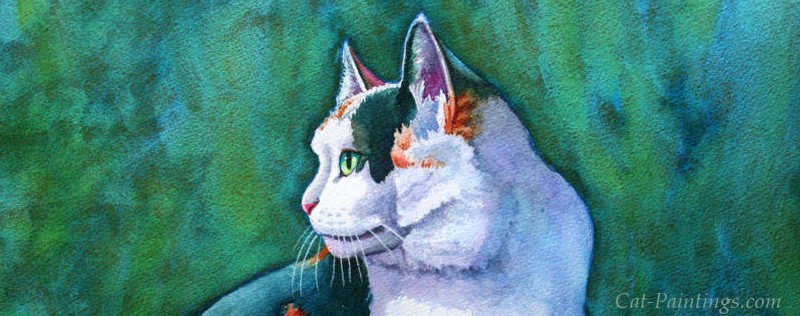 Cat Paintings Banner