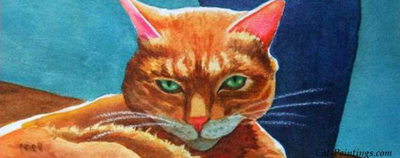 Cat Paintings Banner
