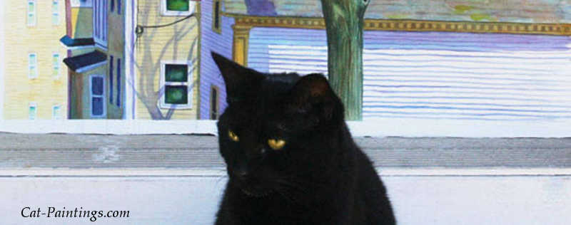 Cat Paintings Banner