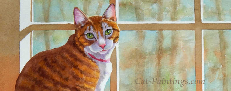 Cat Paintings Banner