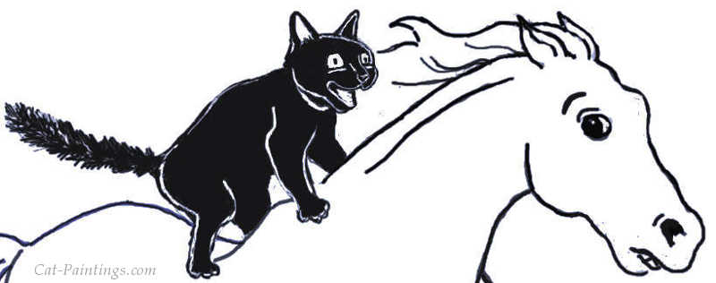 Cat Paintings Banner