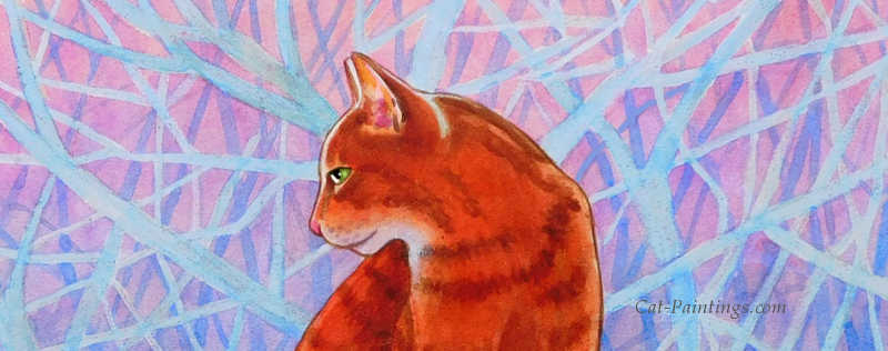 Cat Paintings Banner