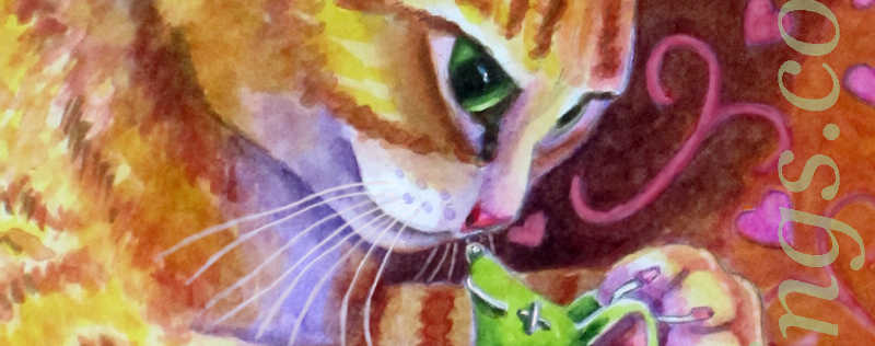 Cat Paintings Banner