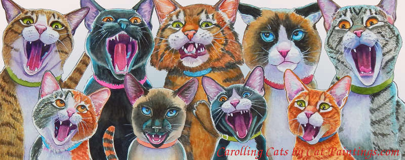 Cat Paintings Banner