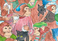 Cat & Monkey Christmas Madness