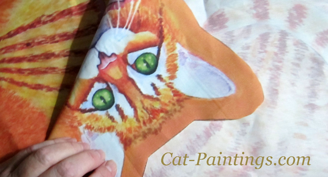 how to make stand alone cat pillow