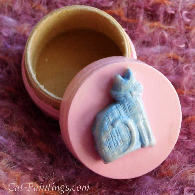 Crafts DYI polymer clay cats