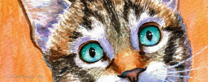 Cat Paintings Banner