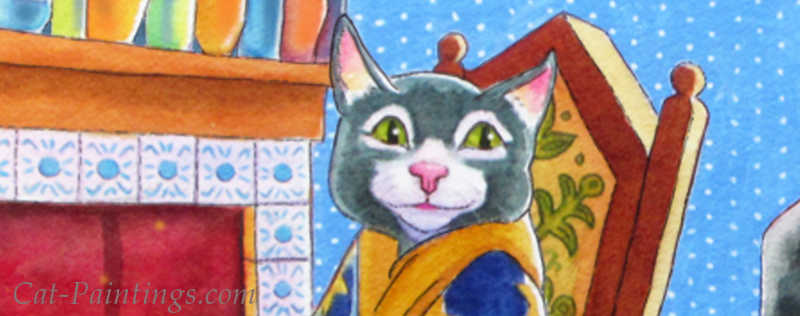Cat Paintings Banner