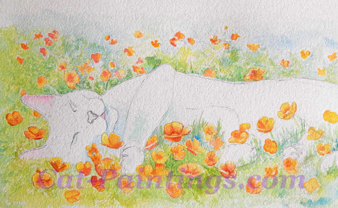 Paintings of Cats for sale on Ebay