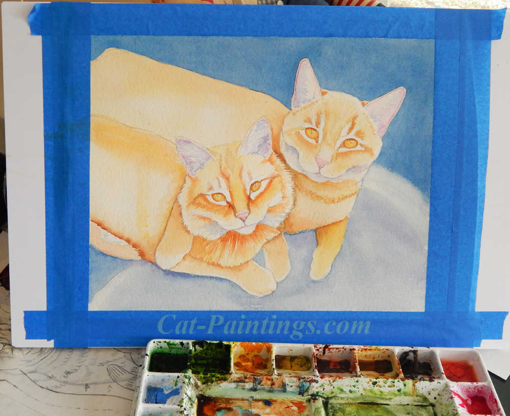 Painting for Pat Brody's Auction Winner