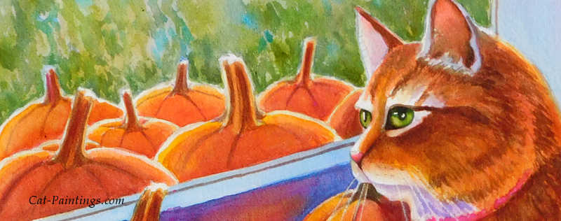 Cat Paintings Banner