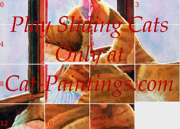 The 15-Puzzle Sliding Tile Puzzle with Cats