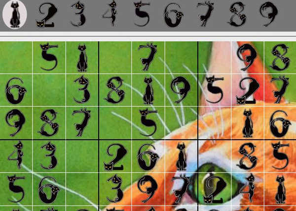 Concentration Matching Game with Cats