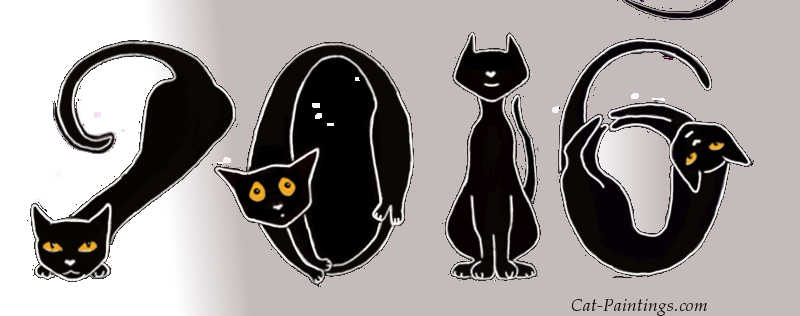 Cat Paintings Banner