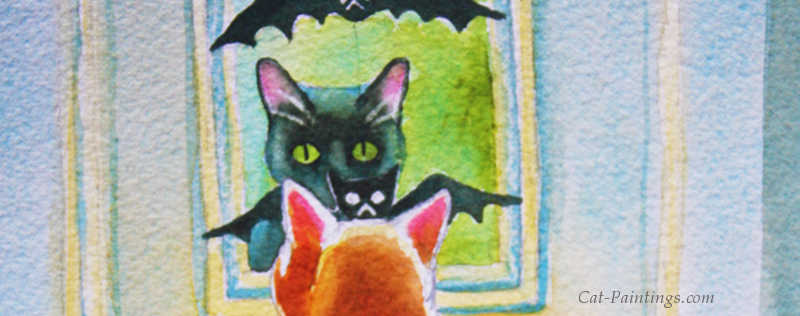 Cat Paintings Banner