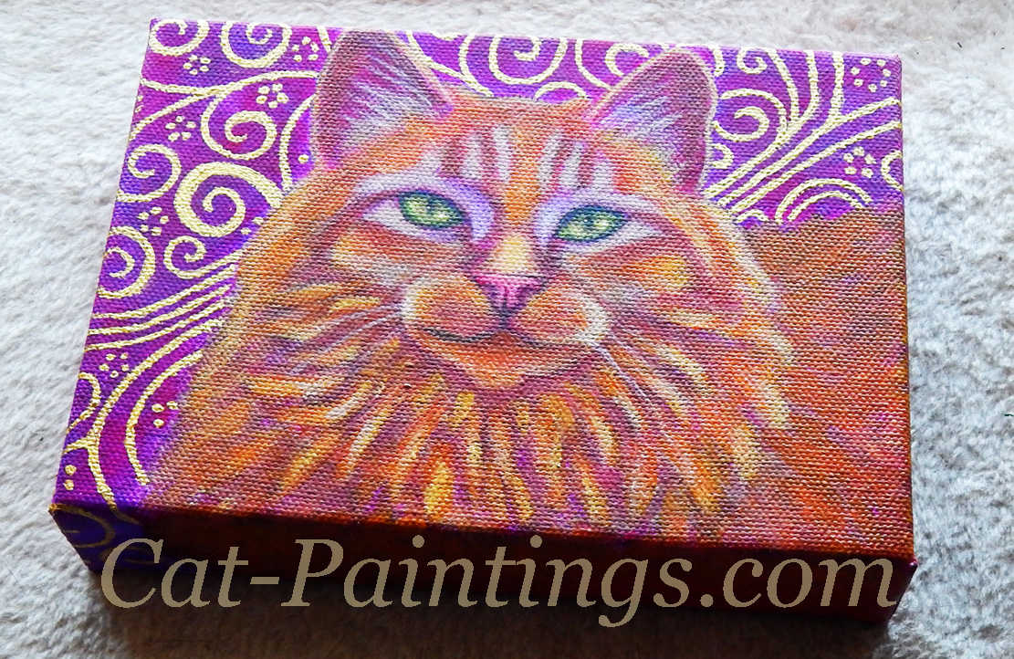 Golden Tabby Small Format Art