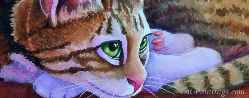 Cat Paintings Banner