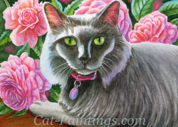 Cat Portrait Commision of Gracie