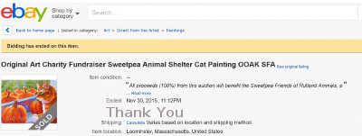 Sweetpea Charity Auction