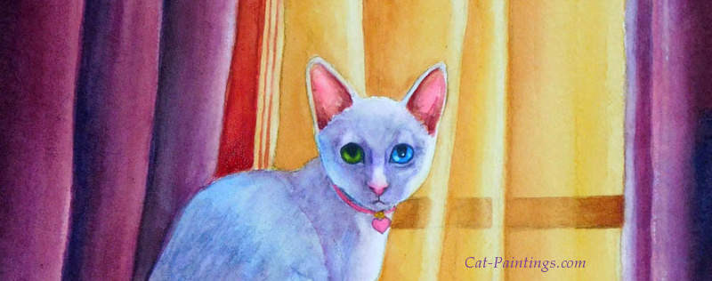 Cat Paintings Banner